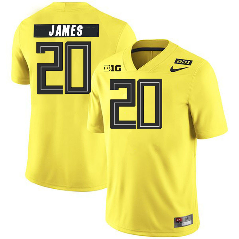 Jordan James Oregon Jersey,Oregon Ducks Football Uniforms Youth-Alternate Yellow